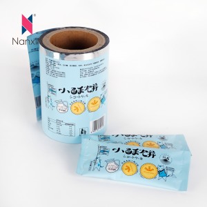 Tort personalizat Bomboane Ciocolată Chips-uri de cartofi Cafea Ceai Lapte praf Biscuiți Pungă de ambalare Ambalare pentru alimente Rollă din plastic