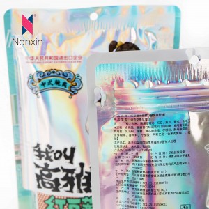 Custom Food Grade Eco Friendly Reusable Zipper Stand Up Plastic Roasted Mix Pouch Peanut Packing Nuts Packaging Bags Snack Bags