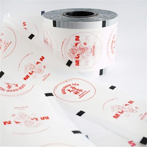 Műanyag laminált tömítőfólia PLA csésze lezáró fólia buborékos teához PP csésze tömítő tekercs fólia