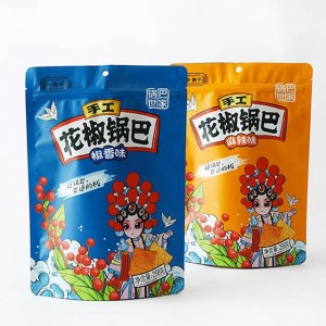 Foil Cute Stand Up Pouch Food Packaging Bag Plastic With Zipper