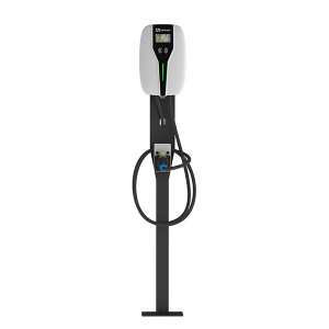 Newyea 2022 ຊຸດເຄື່ອງສາກເຮືອນ 7kw EV charger mounted wall-mounted and column custom 7kw charger