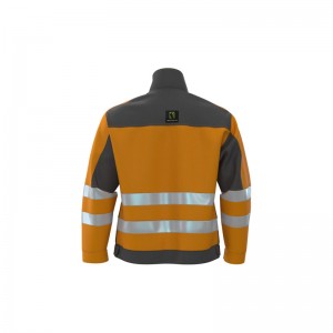 Custom workwear jackets Hi-vis safety reflective jacket waterproof and windproof jacket for construction wholesale