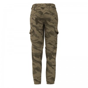 Simple camouflage work pants for men