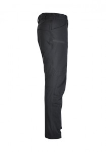 Výkonné černé pánské 4-směrné strečové kalhoty