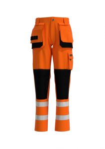 Pantalon de travail durable haute visibilité avec poches pour genouillères – Safe Supreme, Homme