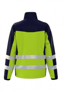 ओईएम पुरुषों के लिए हाई-विज़ सुरक्षा जैकेट, शरीर और बाहों के चारों ओर 3एम रिफ्लेक्टिव टेप के साथ हाई विजिबिलिटी वर्किंग जैकेट