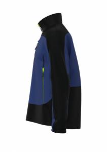 Softshell jakna s patentnim zatvaračem kontrastne boje