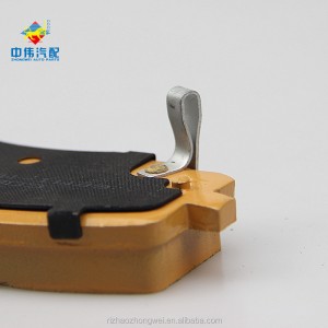 GDB3369 58101-0XA01 Umenzi pads Brake umenzi kwihoseyile disc brake pad umgangatho for Hyundai