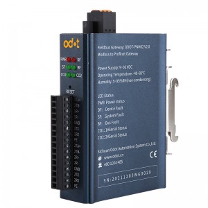 ODOT-PNM02 V2.0 / V2.1: Modbus-RTU/ASCll ຫຼືໂປຣໂຕຄໍທີ່ບໍ່ແມ່ນມາດຕະຖານເພື່ອ ProfiNet Converter