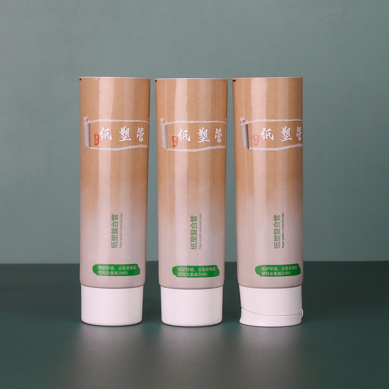 Eco Friendly Recyclable Sustainable Kraft Paper Cosmetic Tubes