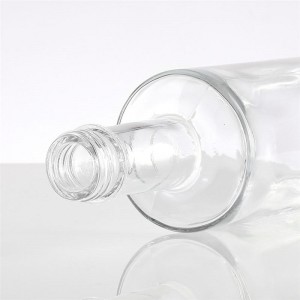 500ml Clear Glass Vodka Bottle