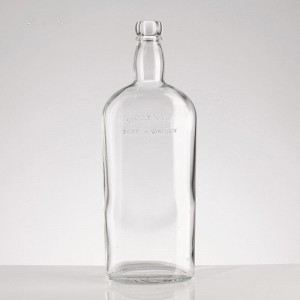 500ml Short Clear Glass Cider Bottle
