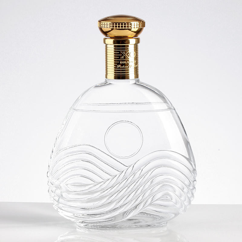 700ml Clear brandy Glass bottle01