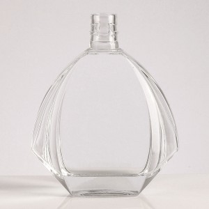 700ml Clear brandy Glass bottle