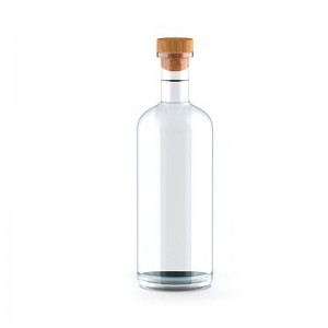 Wholesale 700ml Clear Gin Bottles With Corks