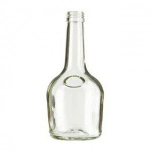 China Factory 750ml Empty Clear Amber Brown Bordeaux Glass Bottle Wine Glass Bottle Customized Logo