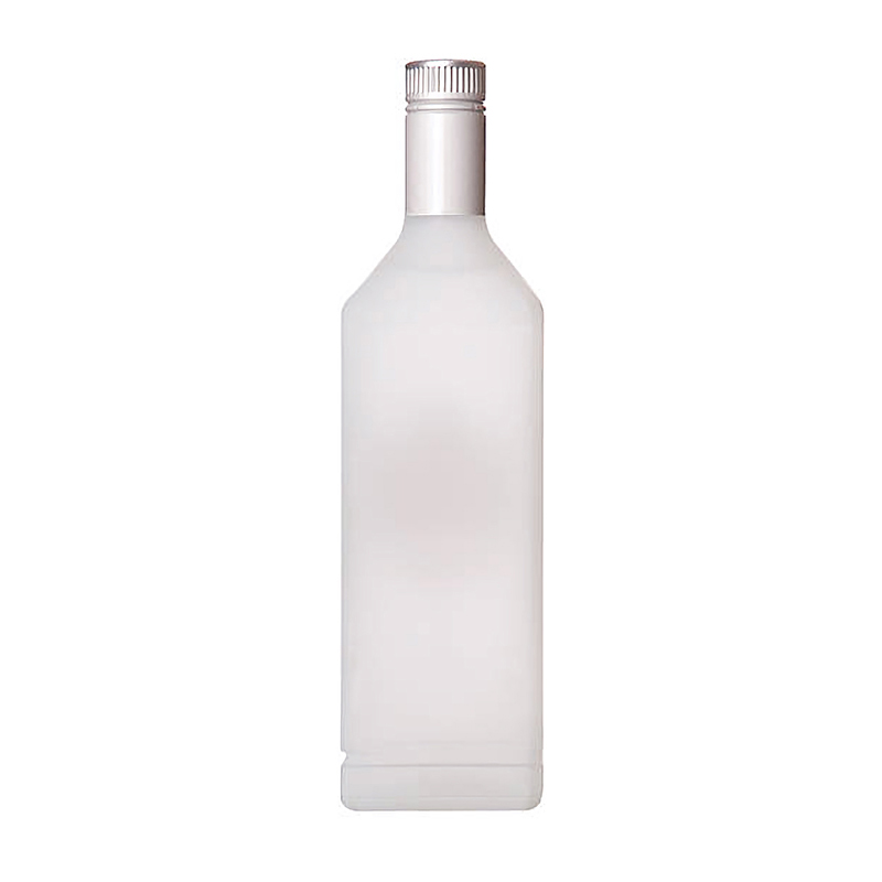 Custom 750ml700ml375ml Frosted Glass Bottle Wholesale For Spirit
