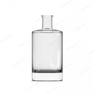 100ml 500ml 750ml Super Flint Cork Top with Flat Shoulder Glass Bottles for Whiskey Gin Vodka Rum Liquor