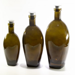 niestandardowa szklana butelka oliwy z oliwek o pojemności 250 ml 330 ml 500 ml