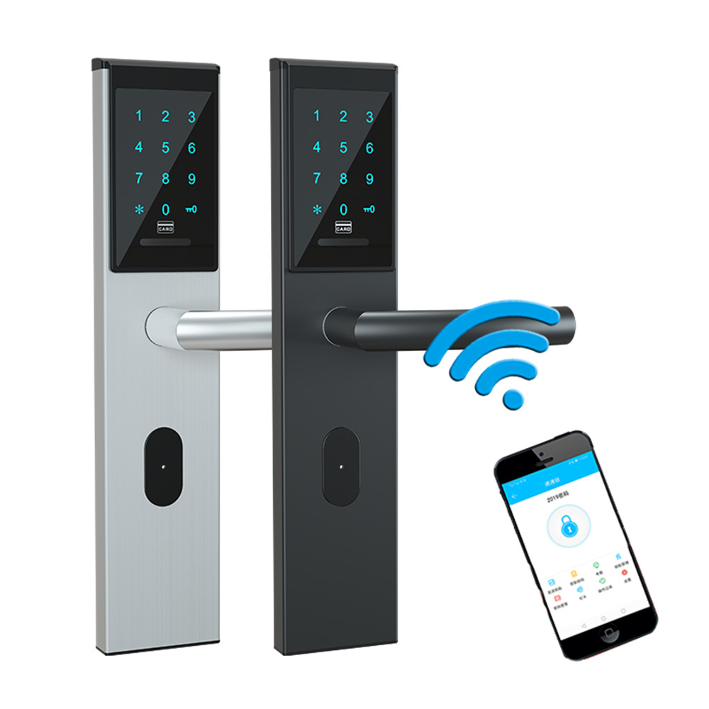 Remote access Electronic Door Lock Smart Bluetooth Digital APP Wifi Keypad Code Keyless Door Lock Password digital front door keypad lock entry door lock Featured Image