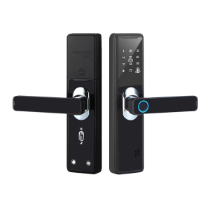 Tuya App fingerprint smart Door Lock rfid keyless gate hotel glass mortise electric WIFI Remote Home Electronic Digital Fingerprint Door Lock with Tuya App
