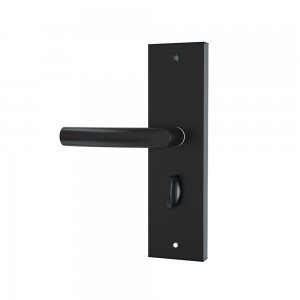 hotel-style door locks RFID digital key card door lock system with stainless steel panel/handle for hotel residential lock supplier