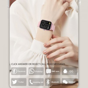 P28 Plus Smartwatch 1.69 ″ HD Screen Bluetooth Ikuyimbira IP67 Wotchi Yanzeru Yopanda Madzi