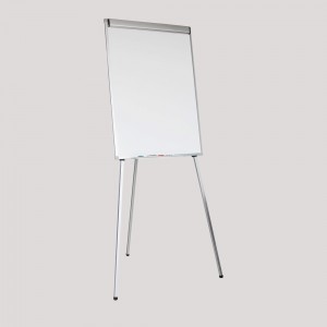Bærbart whiteboard staffeli med aluminiumsstativ