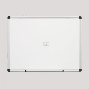 Wall mounted whiteboard with accessories