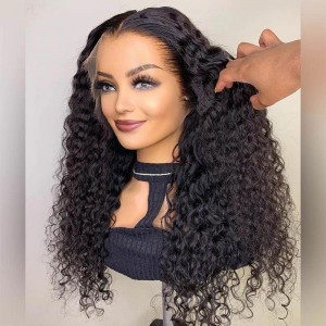 Wholesale Brazilian 100% human hair lace front wig for black women
