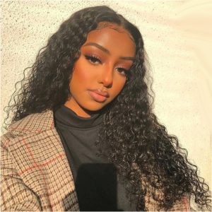 Water Wave HD Lace Wigs Virgin Hair Wigs Pre Velled with Baby Hair