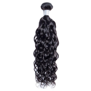 Paquetes de cabello Remy virgen sin procesar con ondas de agua Armadura de cabello ondulado mojado