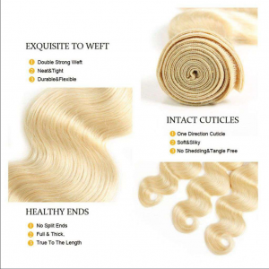 Body Wave 613 Human Hair Bundles nabízí nezpracované vlasy Virgin Remy