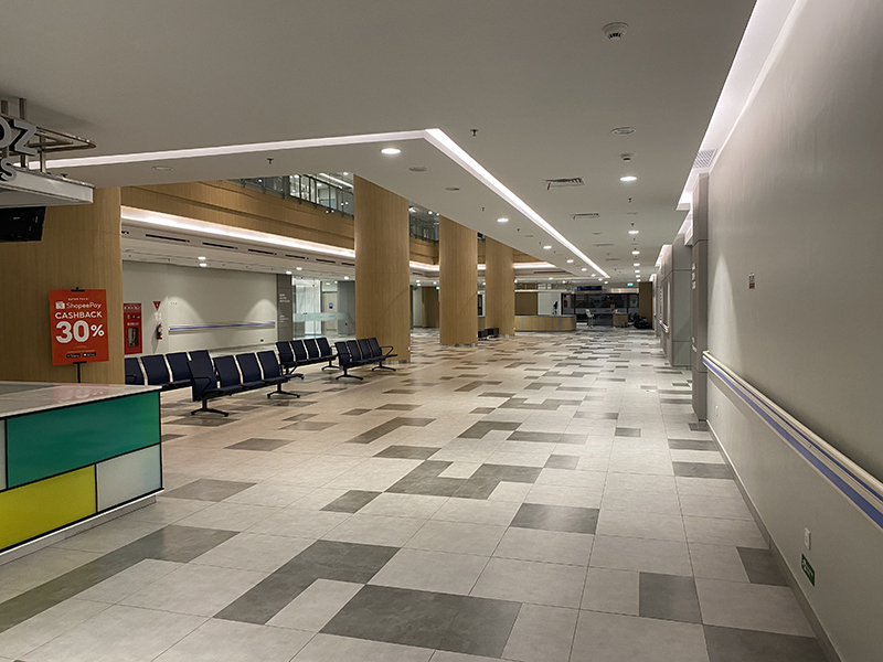 Hospital waiting area lighting engineering
