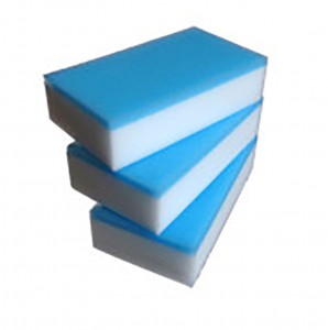 Esponja comum combinada com borracha mágica limpa nano-esponja
