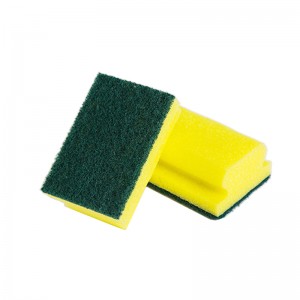 ເຄື່ອງເຮັດຄວາມສະອາດເຮືອນຄົວ scourer washing sponge dish foam sponge scrubber pad