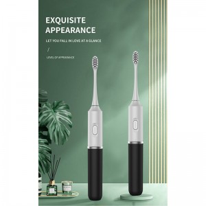 Sonic elektrisk tannbørste Bærbar intelligent avtakbar elektrisk tannbørste for voksne oppladbar tannbørste for tannrengjøring