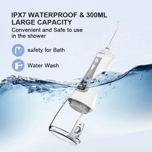 Malinis na water floss Malinis na oral dental flusher Portable dental water Jet Dental care na nagpapaputi ng ngipin