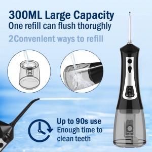 Husholdningsvann dental cleaner oral irrigator vanntråd, rengjør munnen og bleke tennene