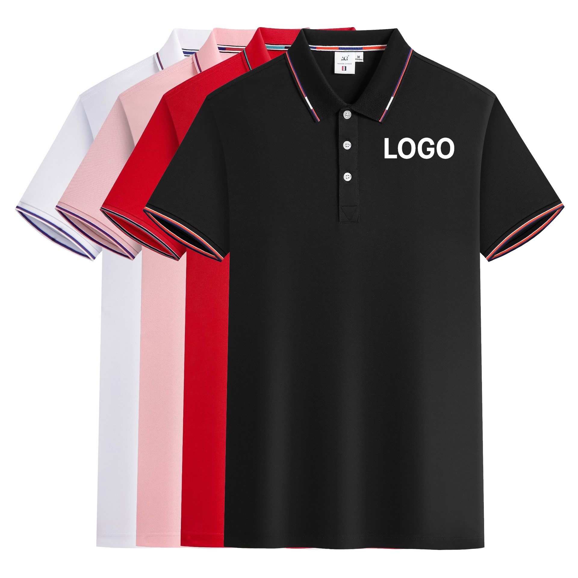 Omini Logo Men's Polo Shirt - Red