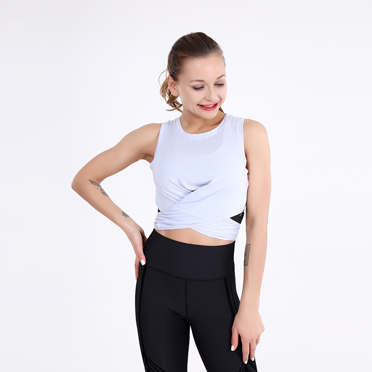 China New style fitness women tank tops quick dry gym active wear breathing  yoga wear factory and suppliers