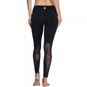 Customize High Quality Womens Fitness Tight Mesh Voga Serve Polyester Leggings