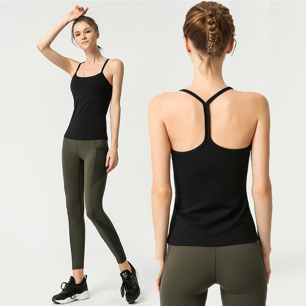 Womens Workout Set, Sportswear Outfits Leggings and Tank Top
