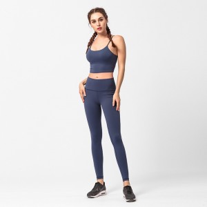 Custom gym sportswear workout outfit crop top suit leggings set new outfit women yoga 2 piece sets