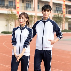 Custom mens stripe sweatsuits athletic sportswear sets outdoor jogging training tracksuits for men women