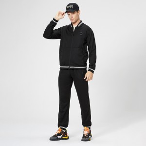 OEM Plain Running Sweatsuit Outdoor Jogging Tracksuit Casual Fashionable Men Sportswear Set