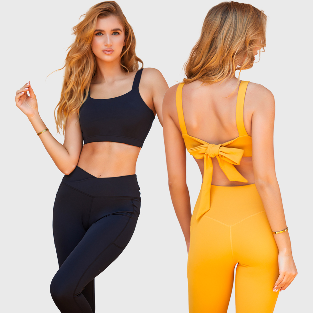 China China Manufacturer for China Women′s Sports Gym Yoga Workout  Activewear Sets Top & Leggings Set factory and suppliers