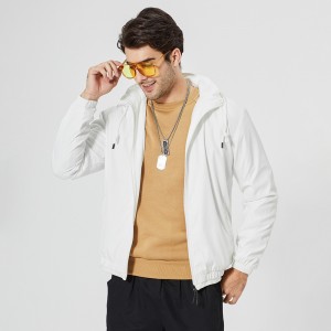 Jackets | Men zip sweatshirts with hooded polyester activewear OEM sports clothing autumn coats