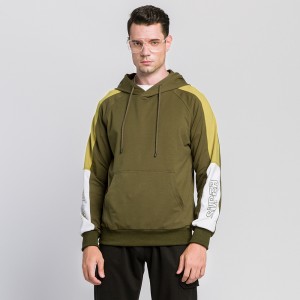 China manufacture polyester hooded pullover sweatshirts fleece custom men’s hoodies