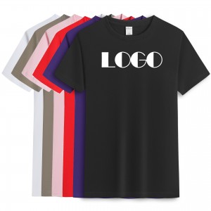High quality 100% cotton tshirt oem printed embrioded logo loose fit custom plus size men’s t-shirts